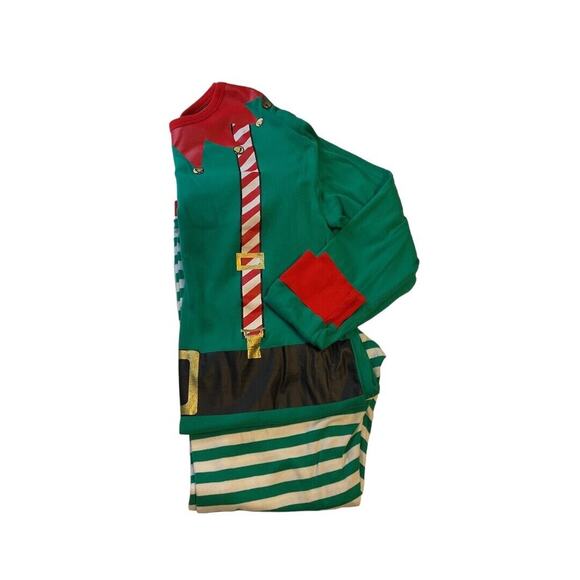 WONDERSHOP Holiday Pajama Women SZ M Elf Shirt Pant Set Christmas Clothing - Picture 9 of 13
